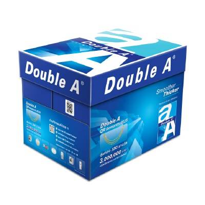 กระดาษถ่ายเอกสาร A4 80 แกรม (แพ็ค5รีม) Double A