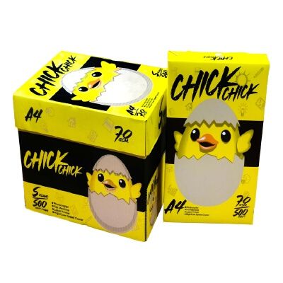 กระดาษถ่ายเอกสาร A4 70 แกรม (5 รีม/แพ็ค) Chick Chick