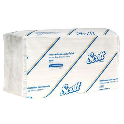 กระดาษเช็ดมือพับต่อเนื่อง Inter Fold (แพ็ค 250) SCOTT